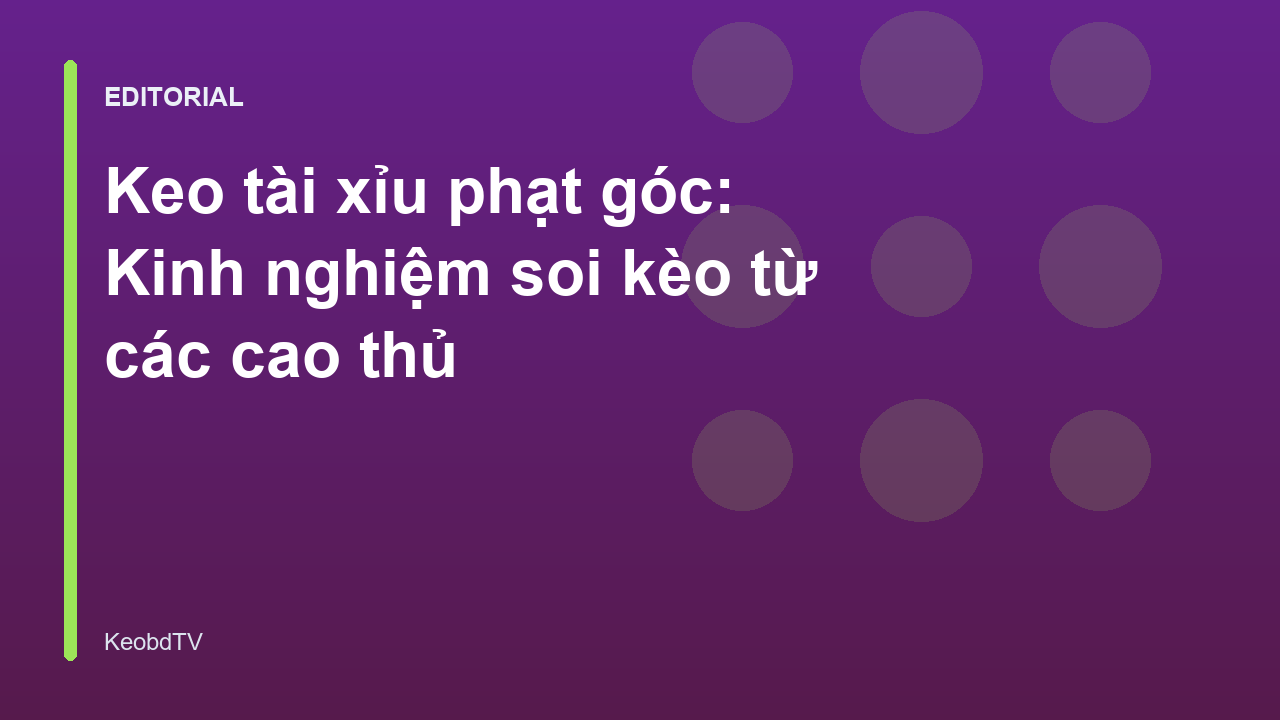 Người chơi đang phân tích kèo tài xỉu phạt góc
